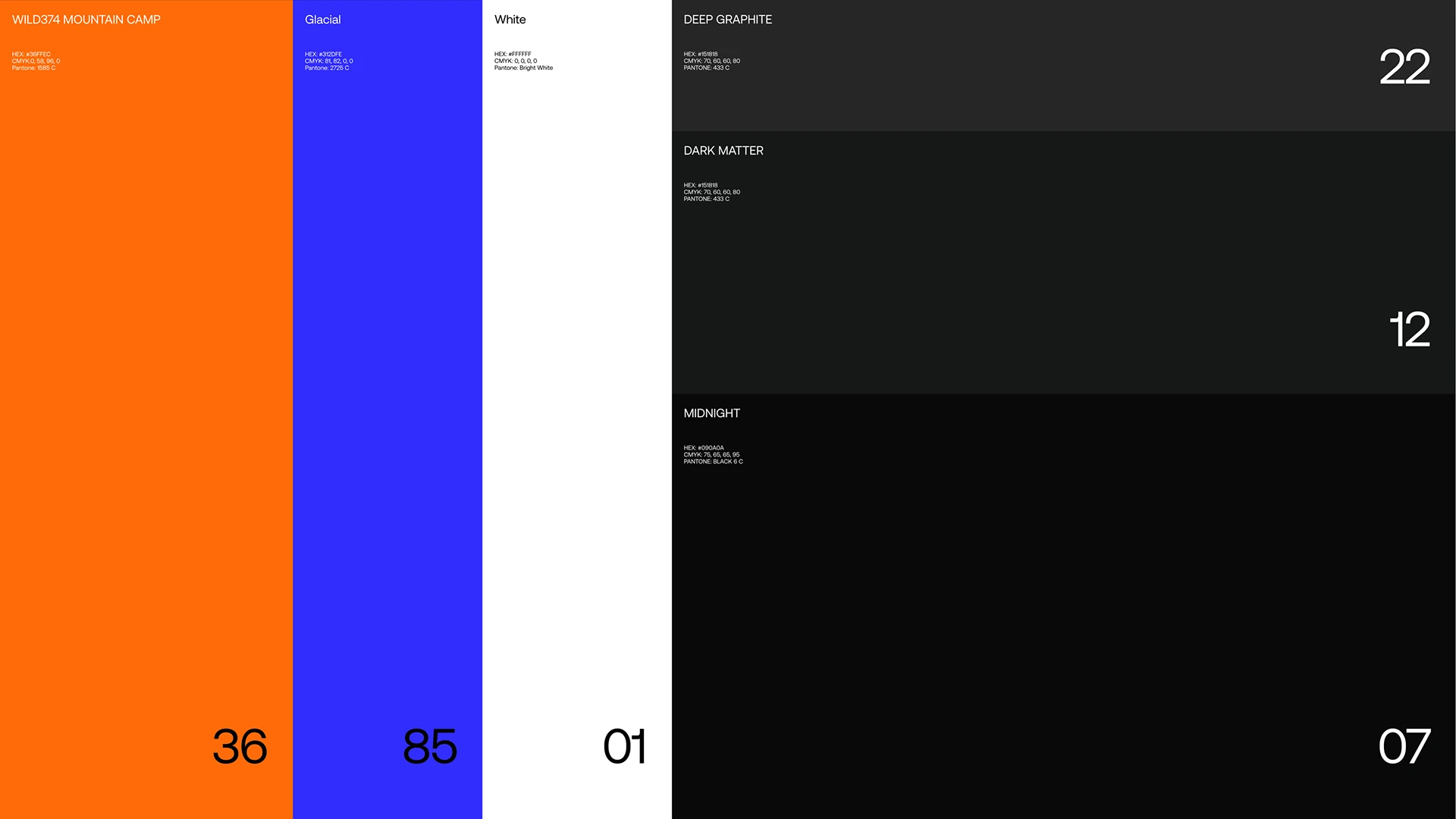 WILD374 brand identity, presentation 7
