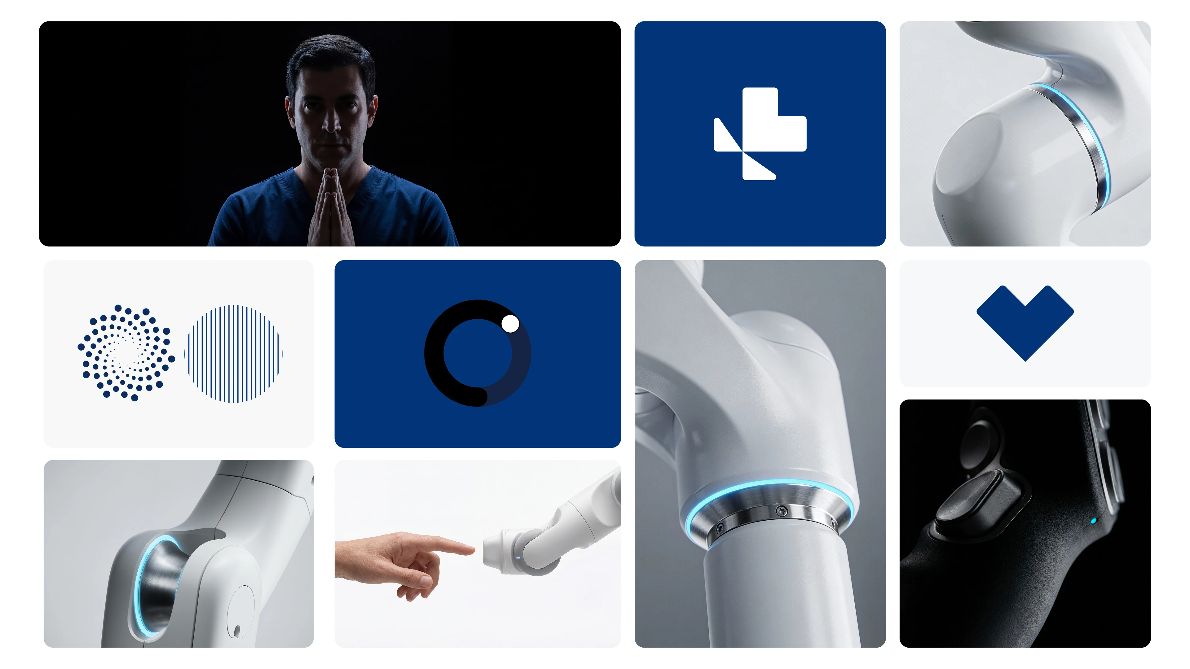 branding visual identity medical healthcare robotics Graphic Designer medical equipment med tech graphic design