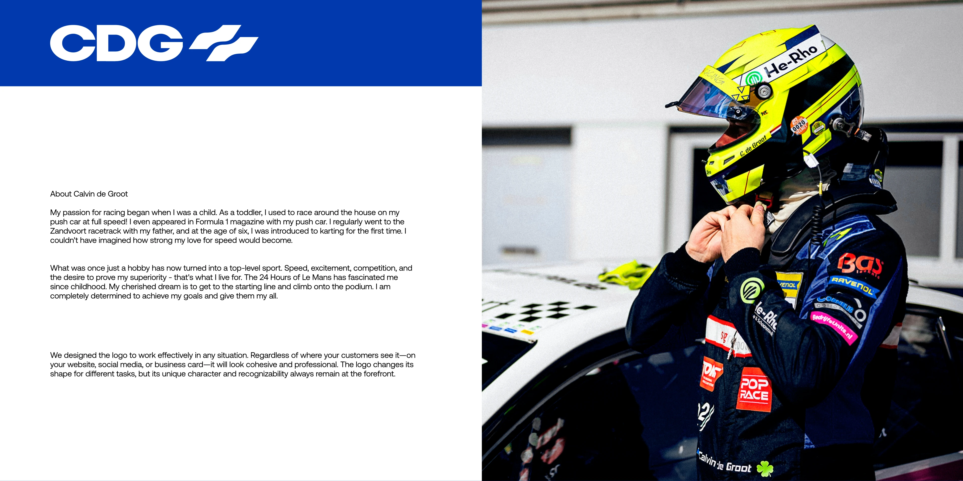 Calvin de Groot | Motorsport Branding & Livery Design