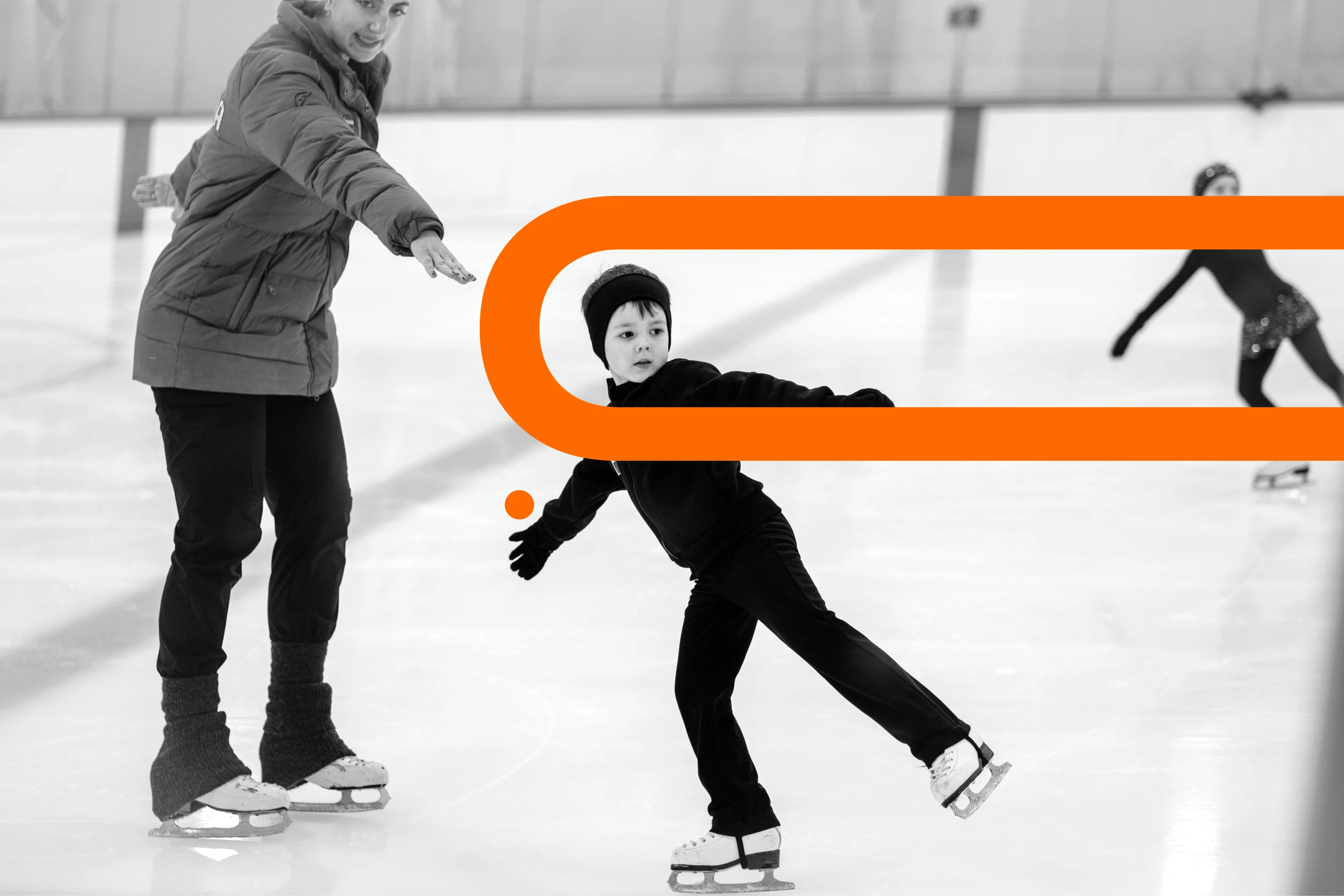 Ice Arena sports hockey Skating Winter sports figure skating Skating RInk Ice Rink brand identity Logo Design
