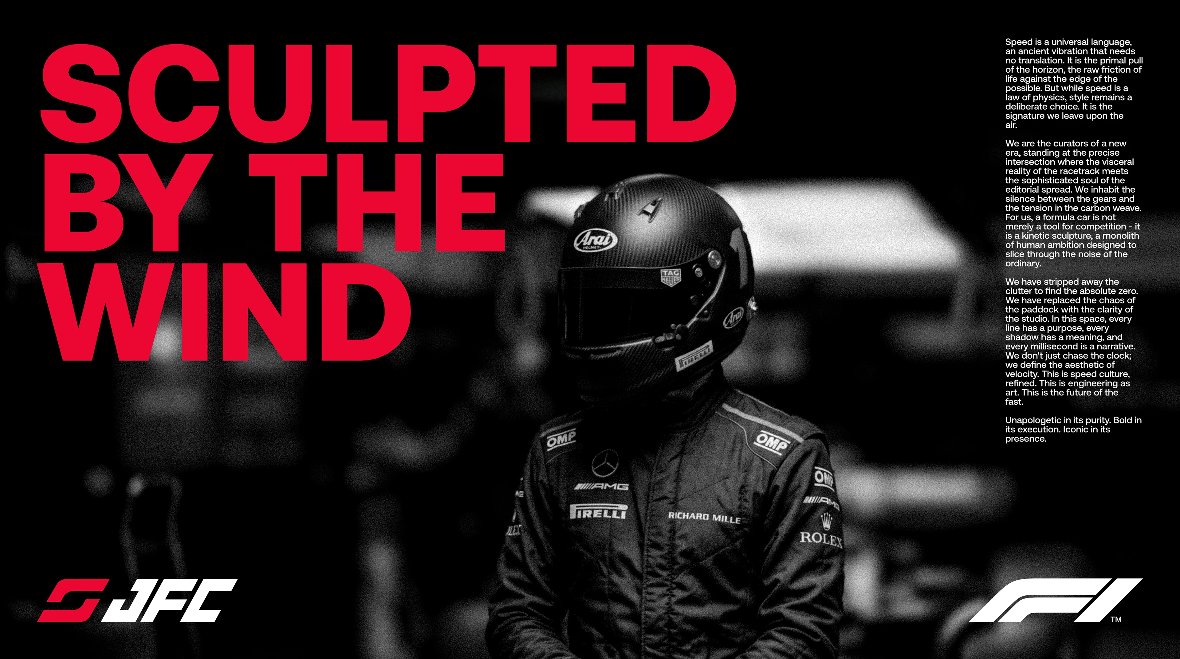 brand identity Logotype Motorsport Sports Branding Racing Formula 1 typography brand guidelines livery design graphic design