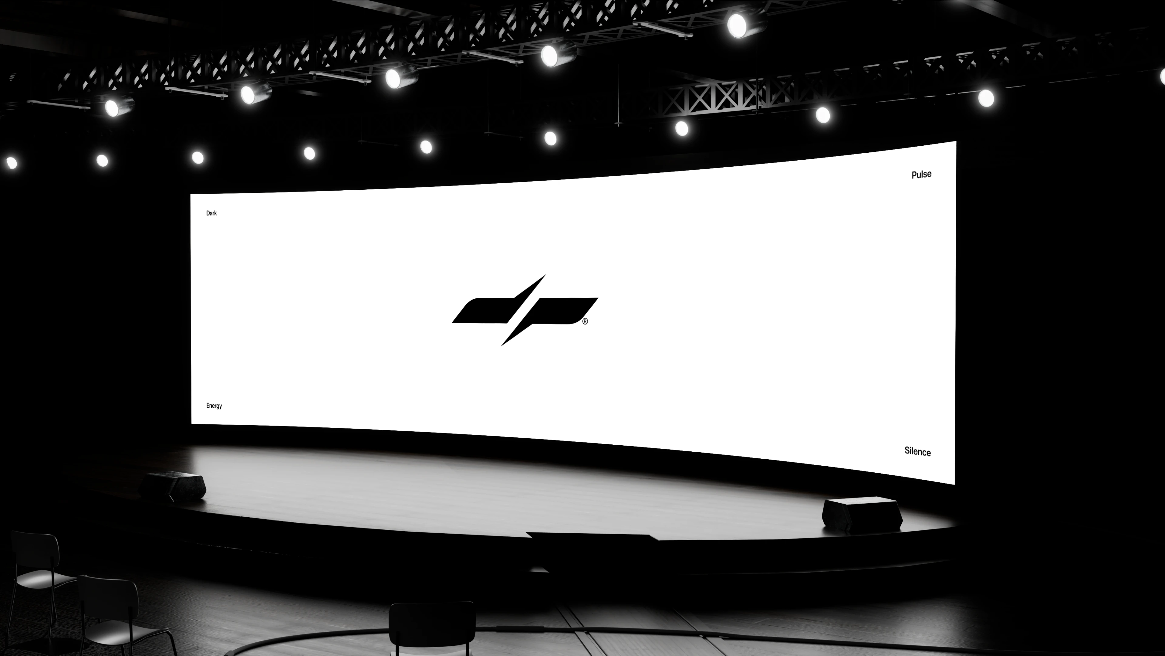 We designed a minimalist backdrop that elevates Menual stage presence. The refined new logo seamless