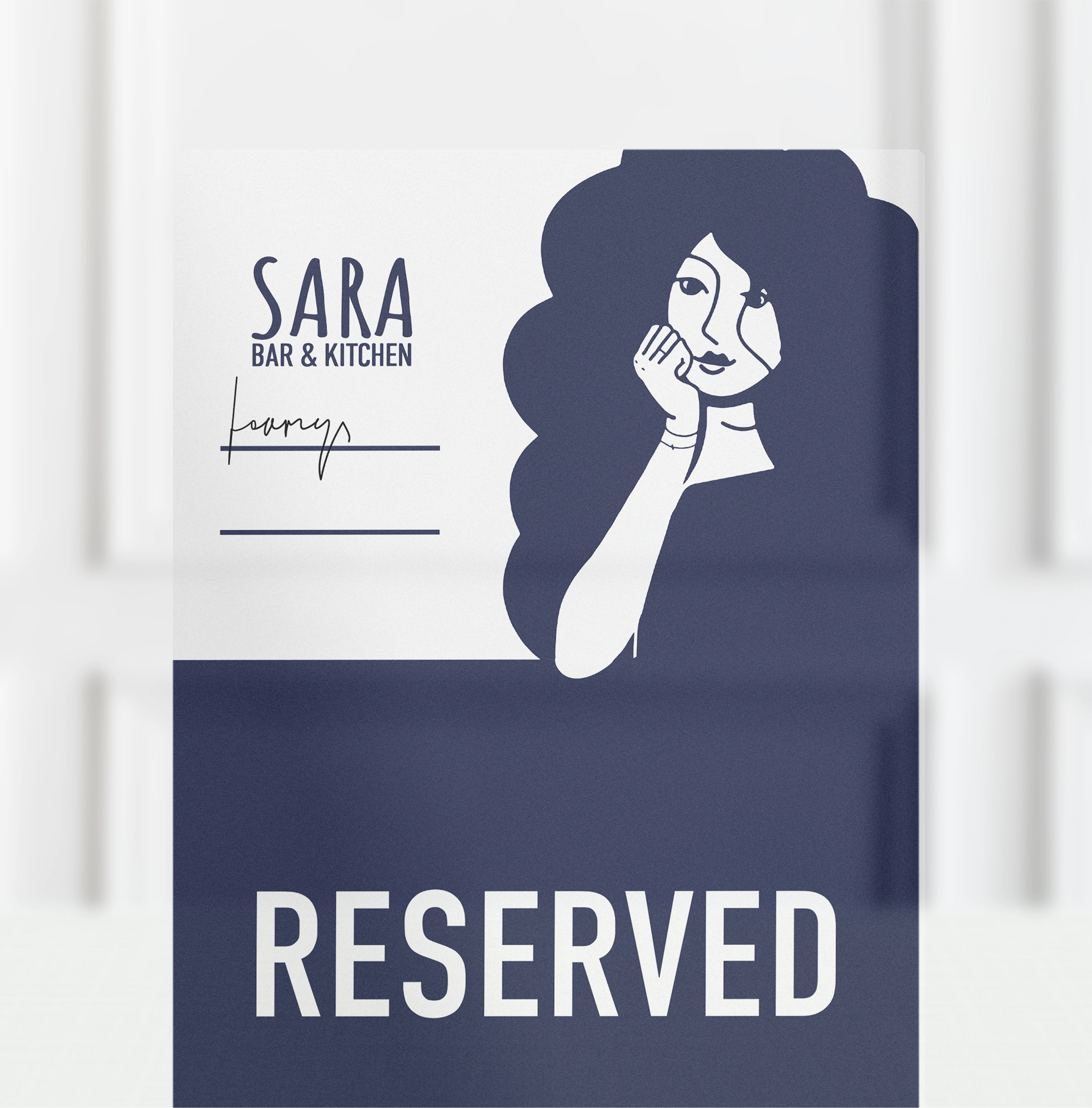 kitchen sara identity branding Food Coffee logo coffee shop Character design